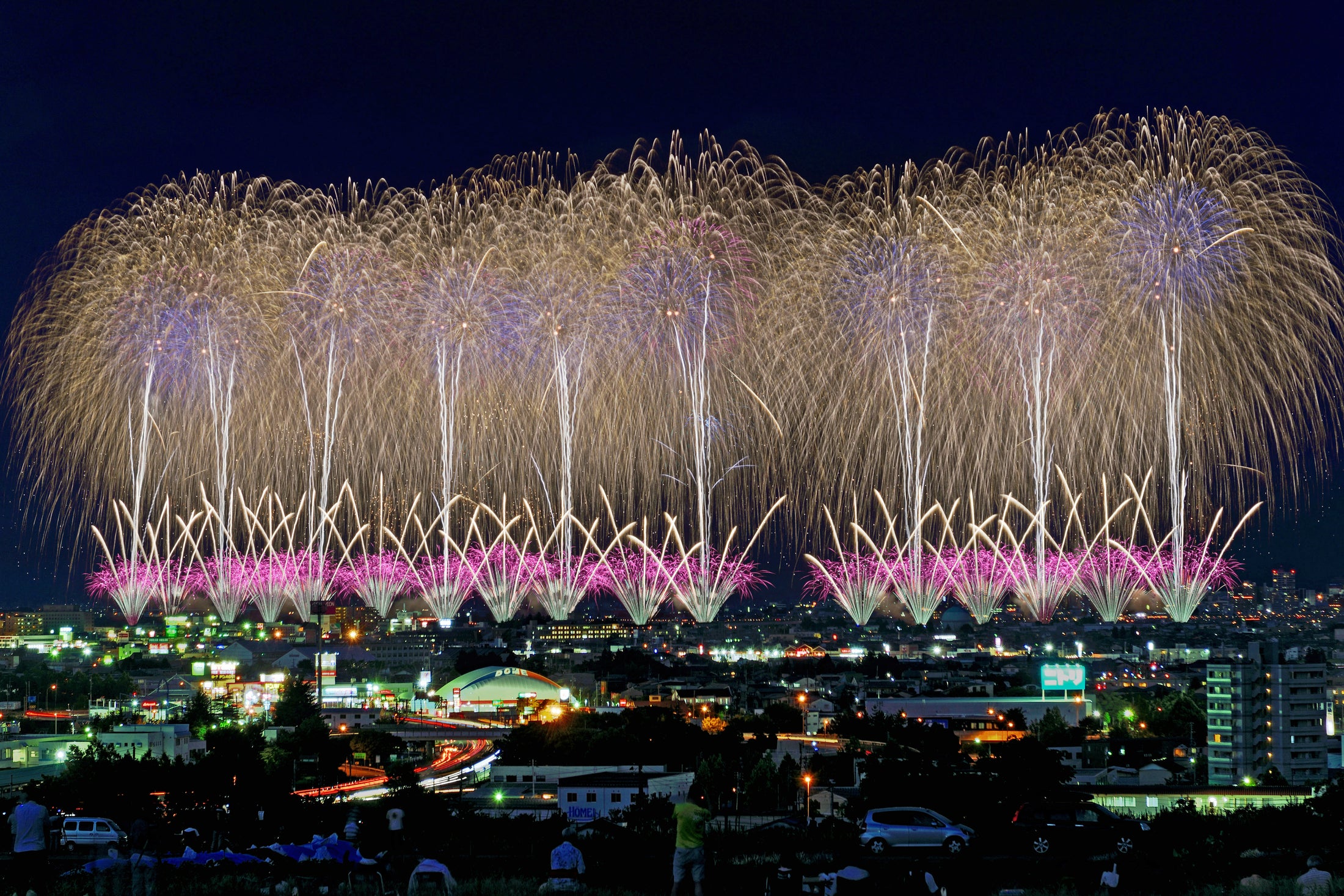 [8/2 & 8/3 Only] Night View Sightseeing Flight (Nagaoka – Shinano River Course – 60 min)